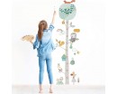 Height Growth Chart Wall Stickers, Color Forest Animal Tree Height  
